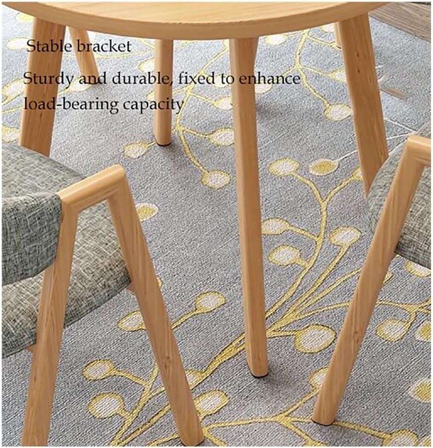 Round Faux Marble Dining Table Set with Upholstered Chair S880