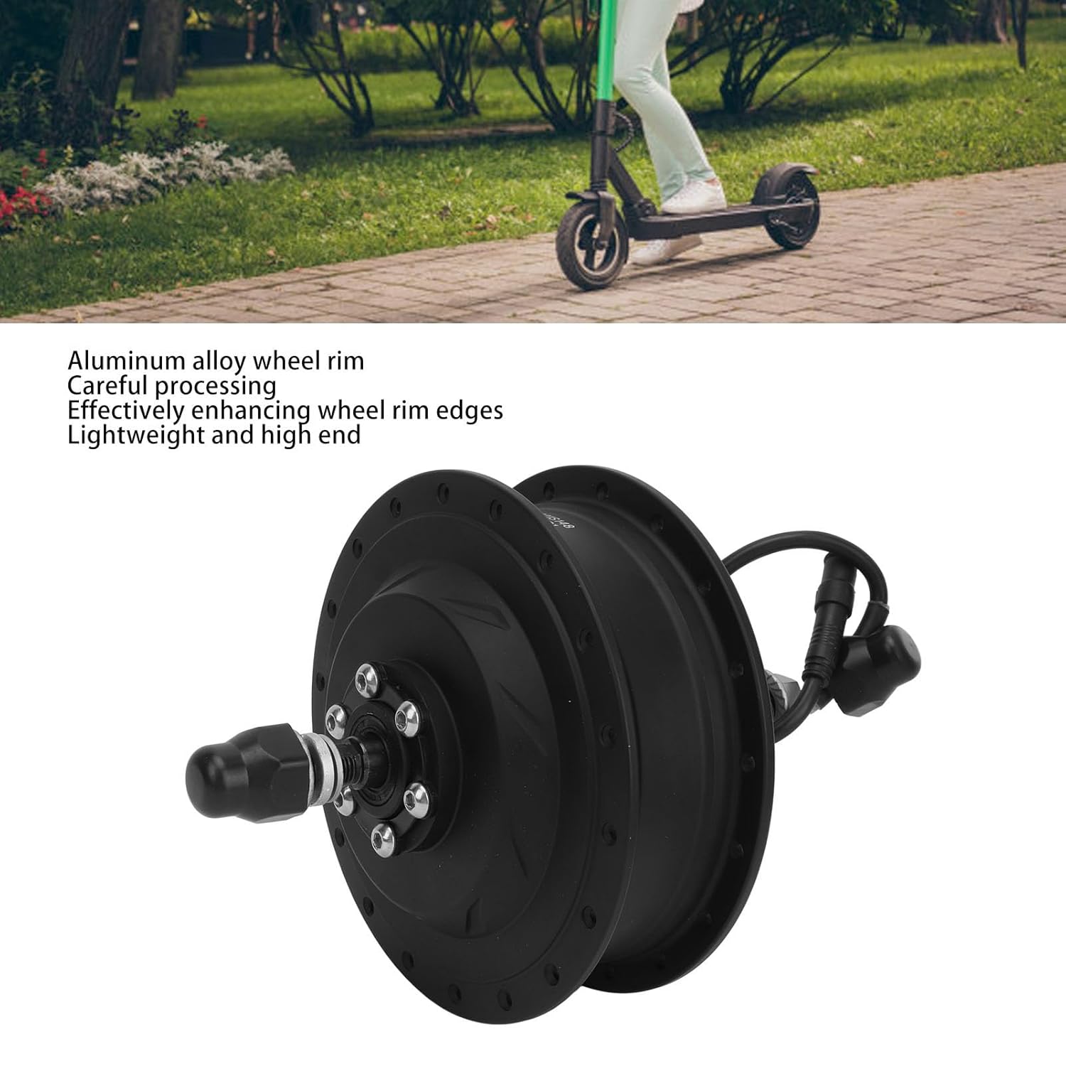 Rear Wheel Hub Motor Electric Bicycle Conversion Brushless Geared I760925