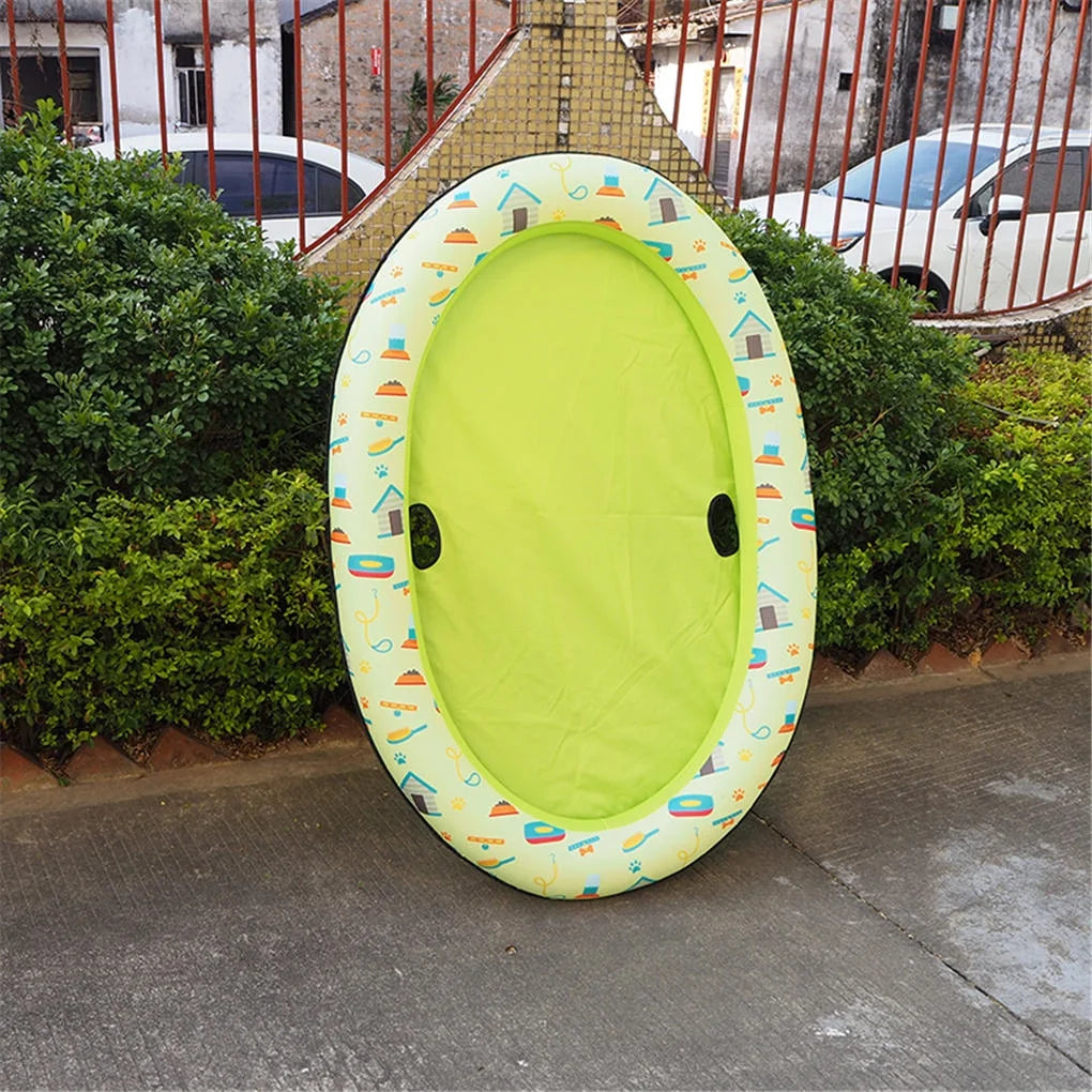 Inflatable PVC Pet Swimming Pool Raft with Printing Pattern C111