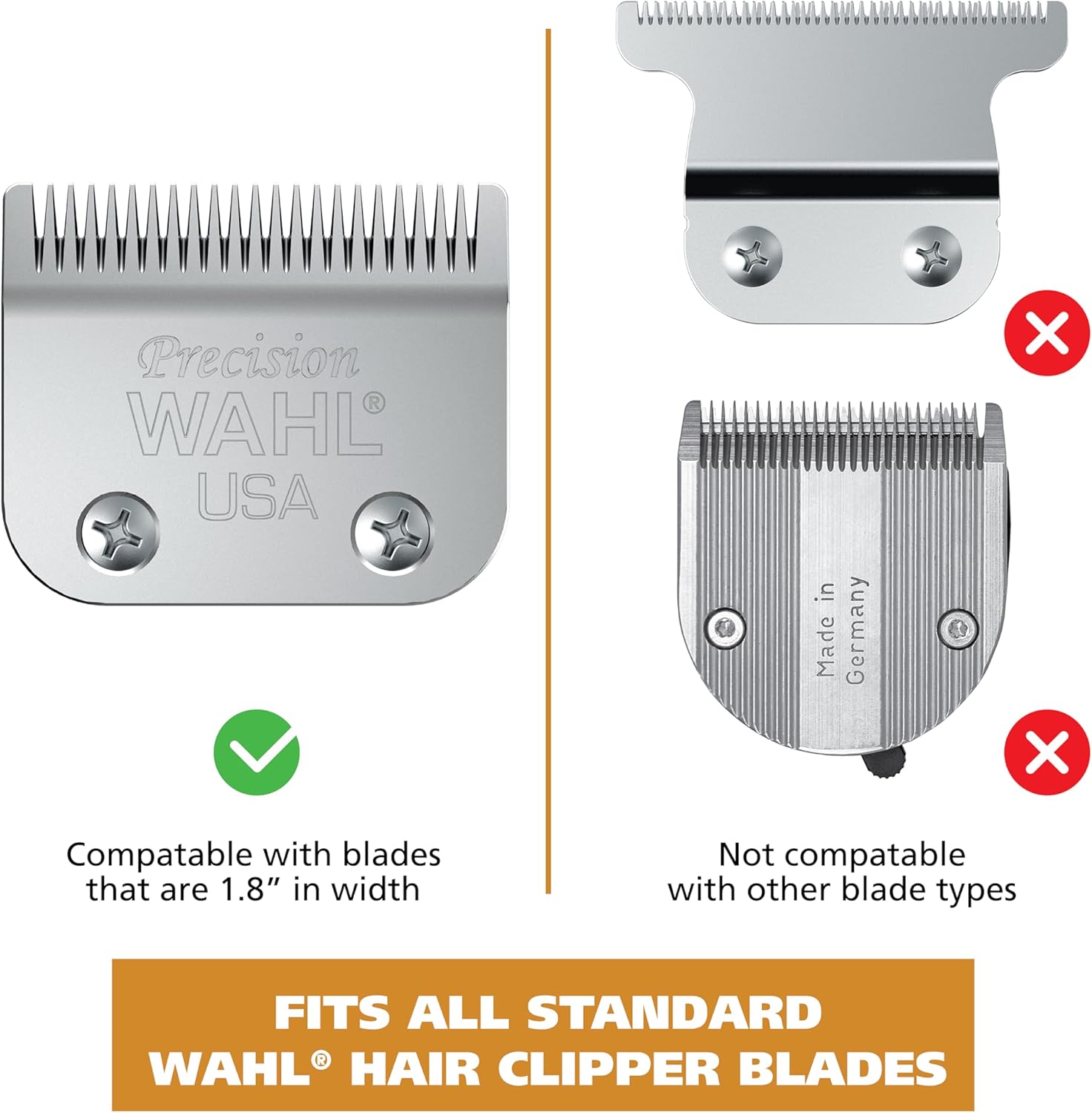 Hair Clipper Attachment Guard Set, 2 Guide Combs U8293