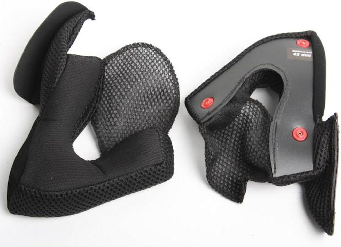 Grey 60MM Motorcycle Helmet Cheek Pads J503