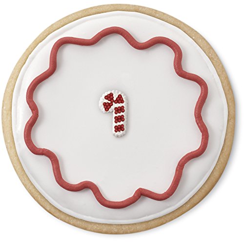 Mini Candy Cane Edible Cupcake Toppers Q58869