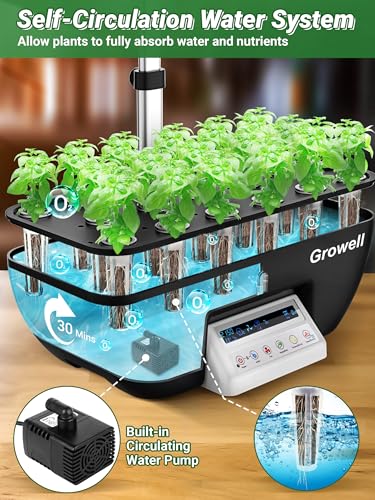 17 Pods Indoor Garden with Full-Spectrum Grow Lights W841232