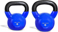 30-40 lbs Vinyl Coated Cast Iron Kettlebell F9443