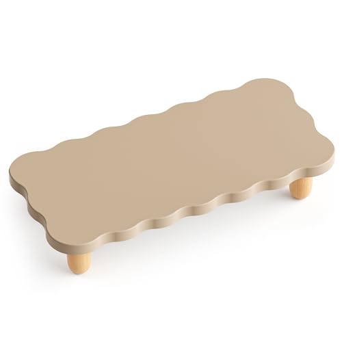 White Wood Monitor Stand Riser D927