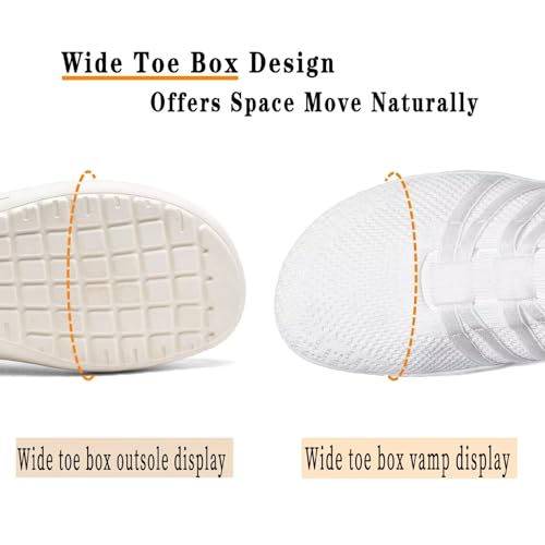 Women's Barefoot Walking Shoes Wide Toe Box Flats Lightweight Trail Running Sneakers T799724
