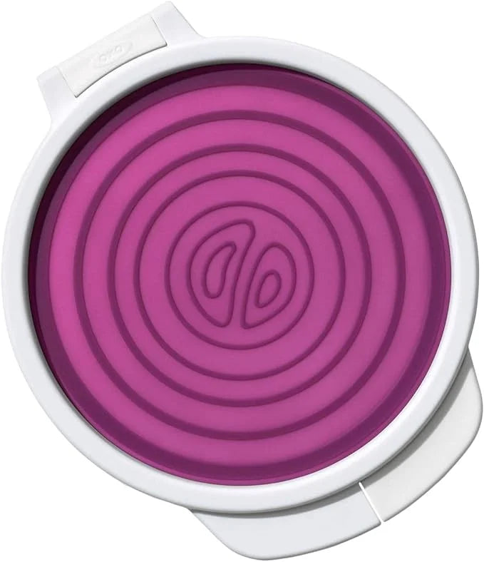 White Reusable Silicone Onion Saver J736