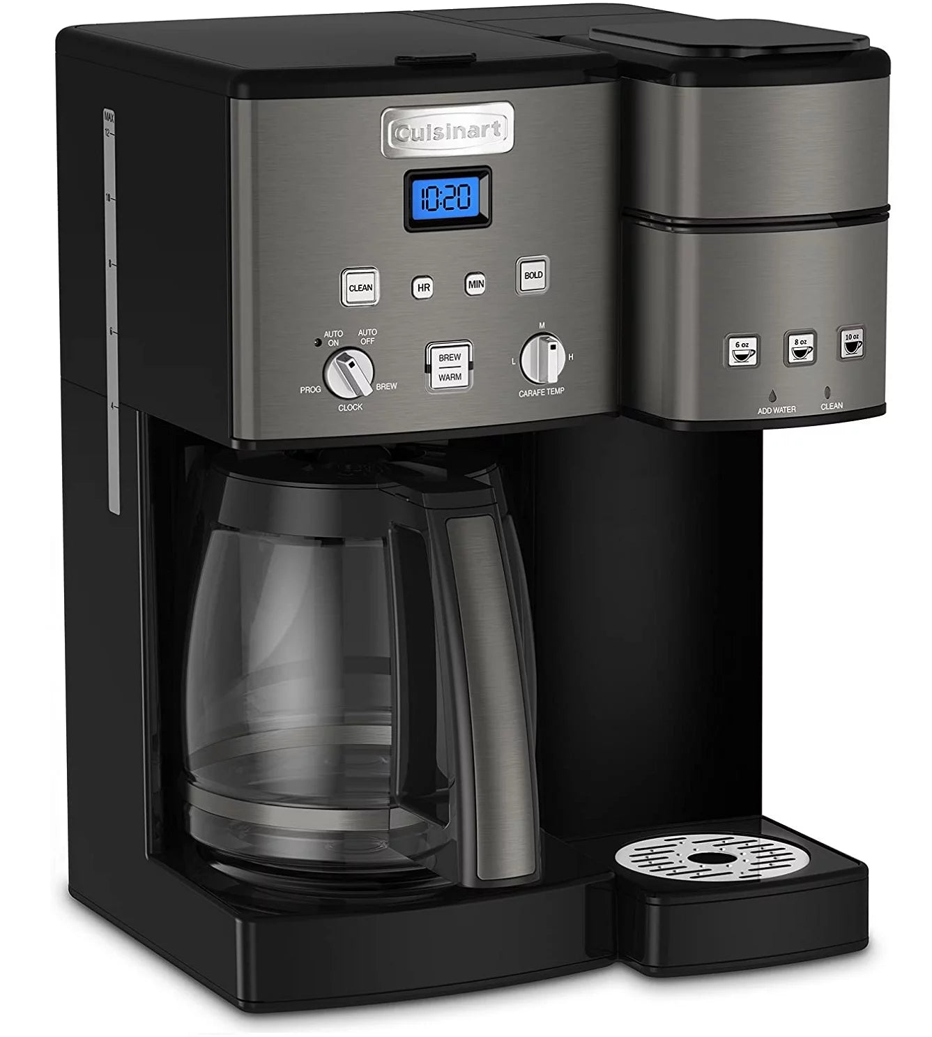 12 Cup Coffee Maker And Single-Serve Brewer Black V1701