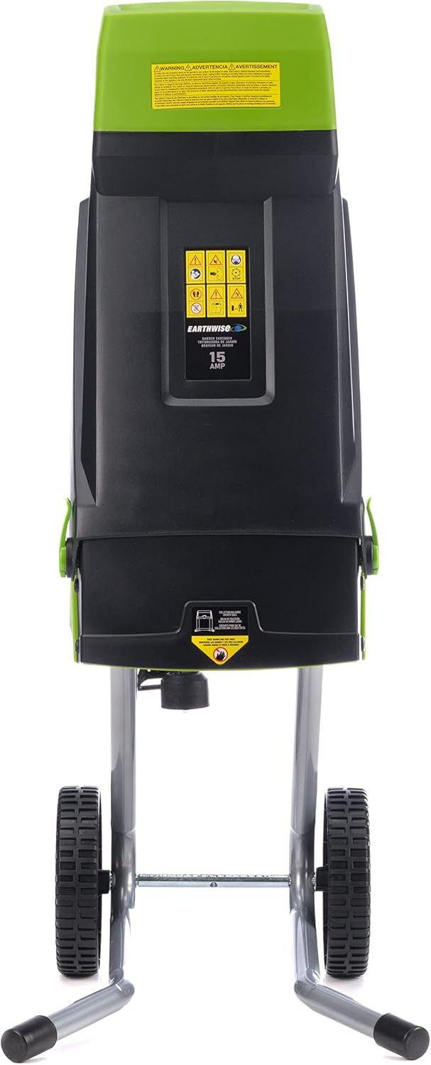 15-Amp Electric Corded Chipper/Shredder with Collection Bag E264844