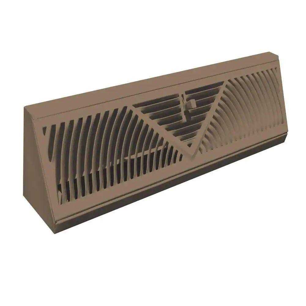 Steel Brown Baseboard Diffuser Supply B120