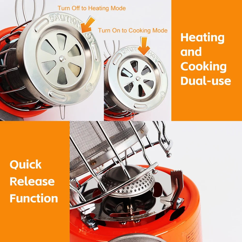Portable 2000W Outdoor Stove Cooker Heater O933
