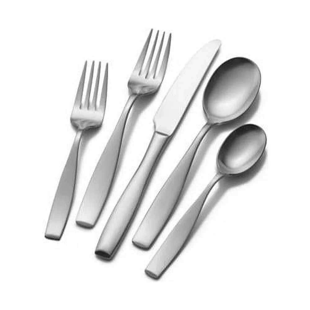 65-Piece 18/10 Stainless Steel Flatware Set with Serving Utensil Set G203787