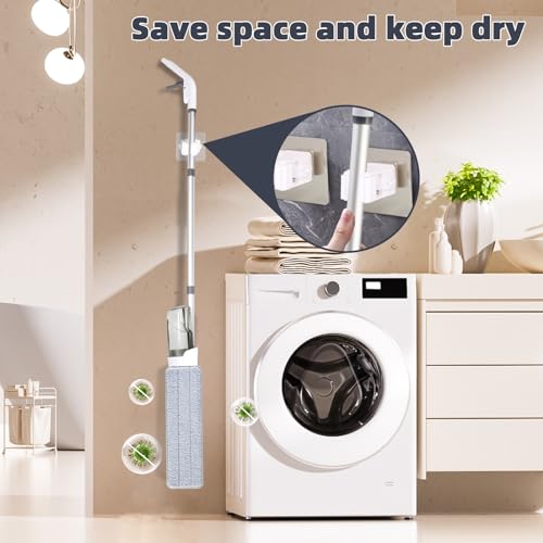 Microfiber Floor Mop with 4 Washable Pads W113