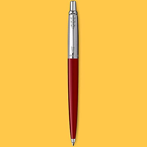 Classic Red Ballpoint Pen, Medium Point, Blue Ink, 1 Count V48711