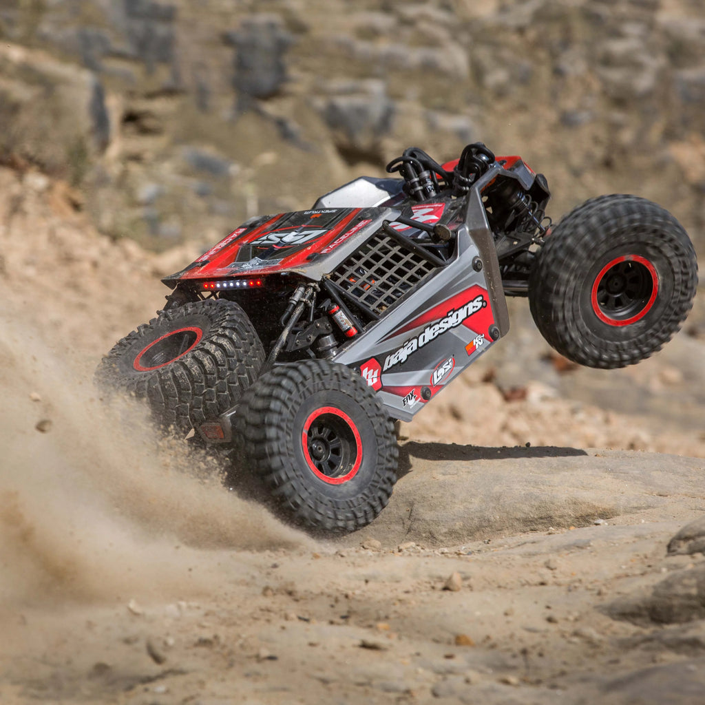 Gray 4 Wheel Drive Brushless Rock Racer RC Truck N963