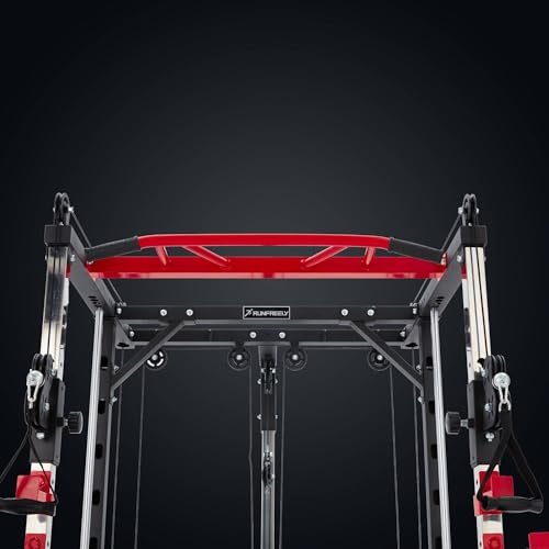 Smith Machine Home Gym with Cable Crossover Power Cage Z2876