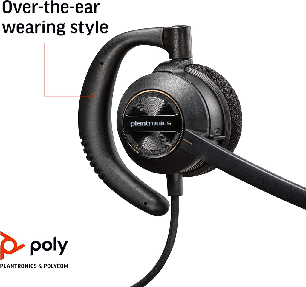 Quick Disconnect Headset, Over-the-Ear, Black P3702