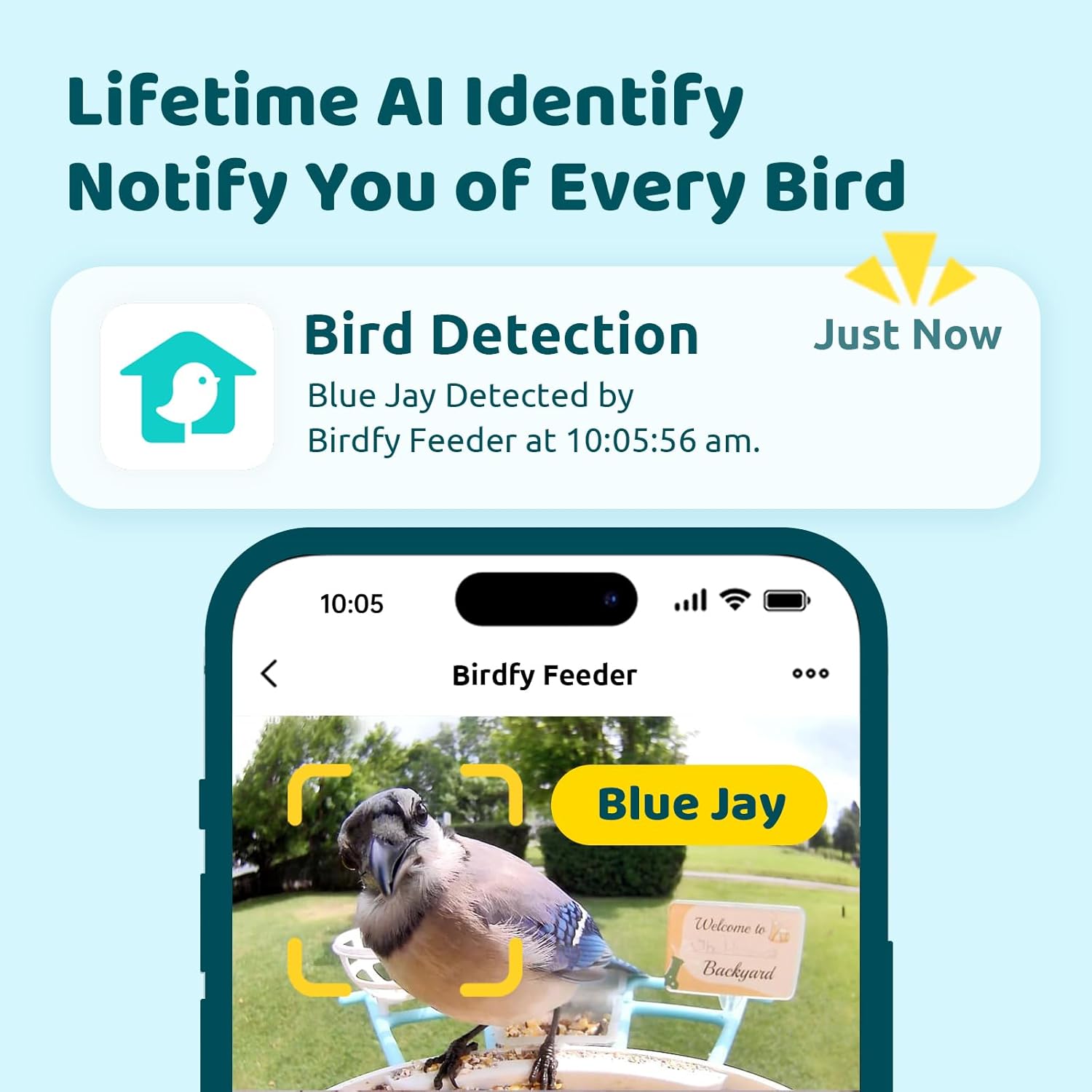 Smart Bird Feeder with Camera and Solar Panel F17636