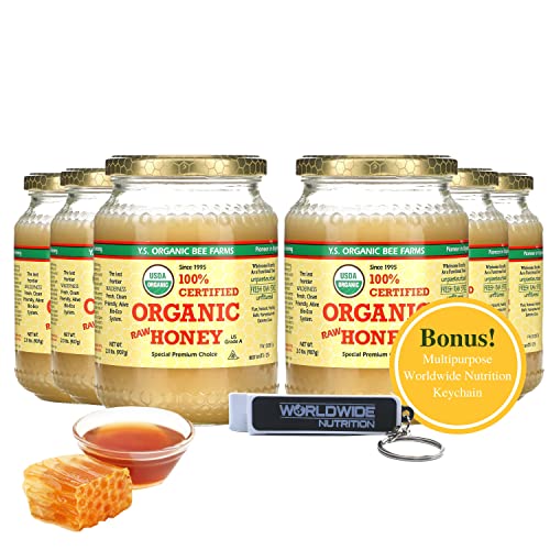 1 Lb Organic Raw Honey N813537