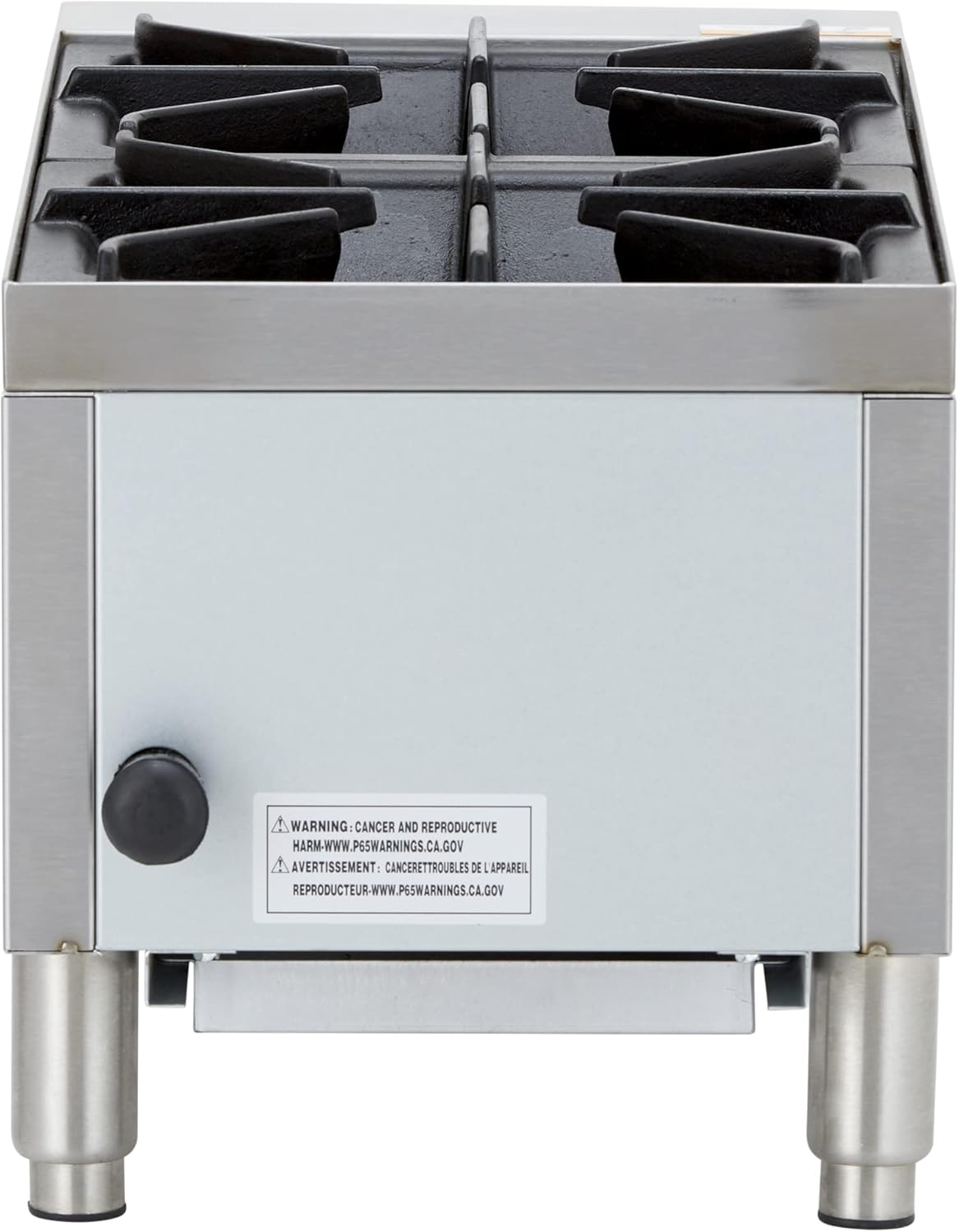 12" Two Burner Countertop Commercial Gas Hot Plate, Stainless Steel S4375