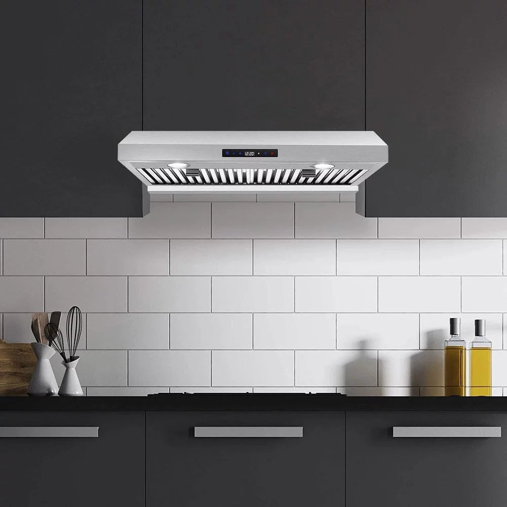 30 inch Stainless Steel Under Cabinet Range Hood with Dual Motors 600 CFM Q813953