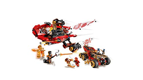 LEGO NINJAGO Land Bounty Toy Truck Building Set with Ninja Minifigures (1,178 Pieces) I99590