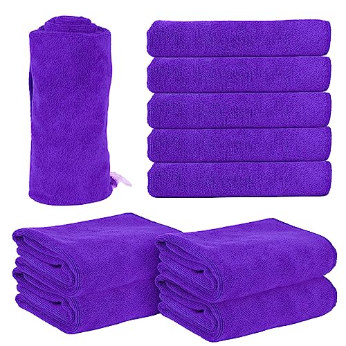 12 Pack Grey Microfiber Salon Towel 29.53 x 13.78 inch E6297