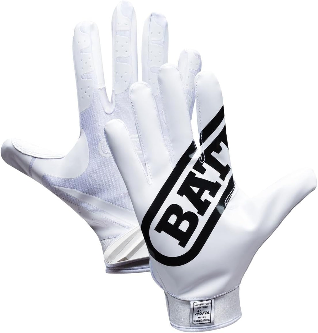 White Ultra Stick Football Gloves H64919