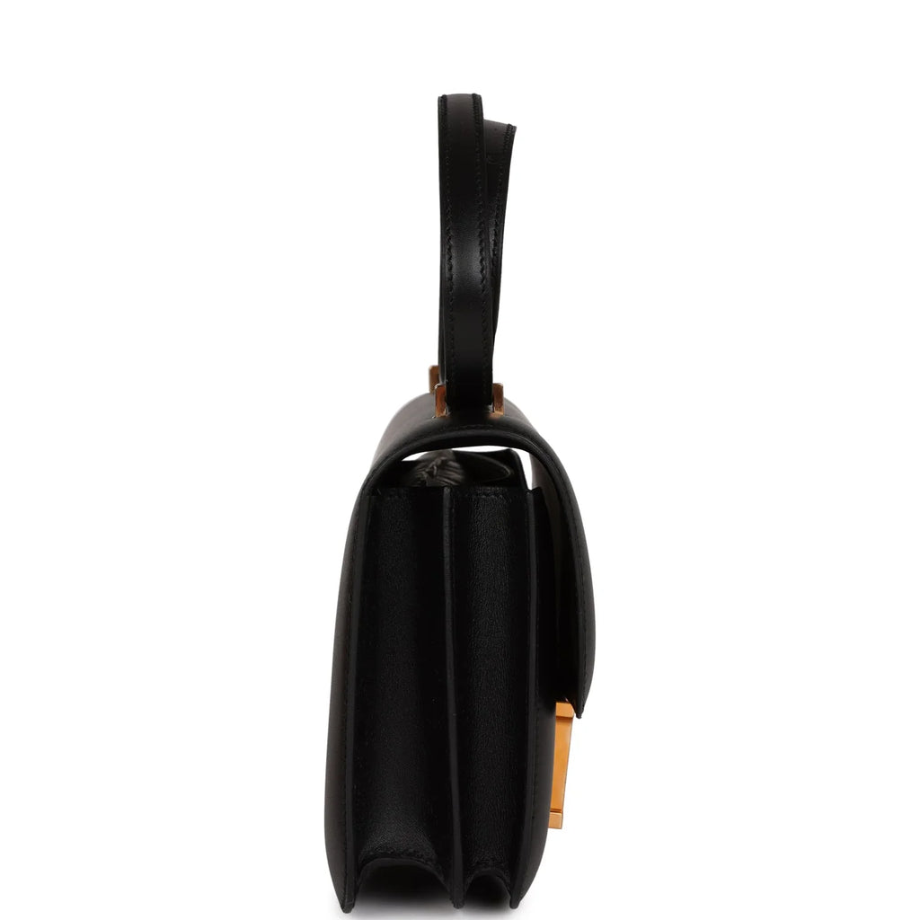 Black Veau Monsieur Rose Gold Hardware Bag A94516