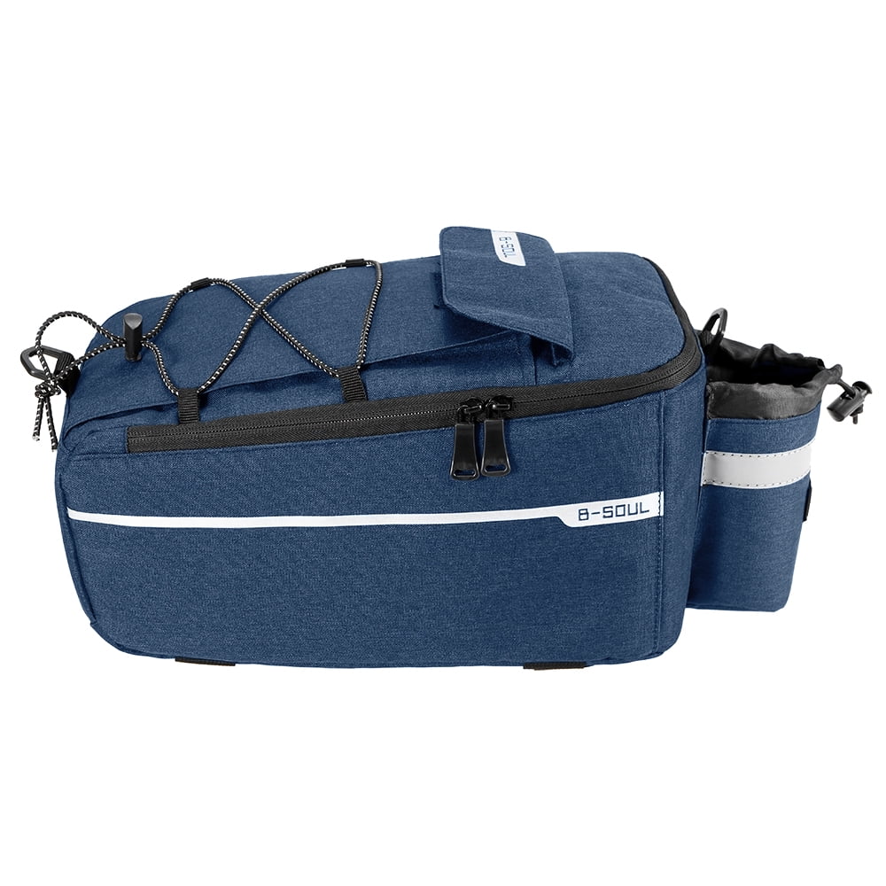 Insulated Trunk Cooler Bag Cycling Rear Rack Storage Luggage Bag Reflective MTB Bike Pannier Bag I568117