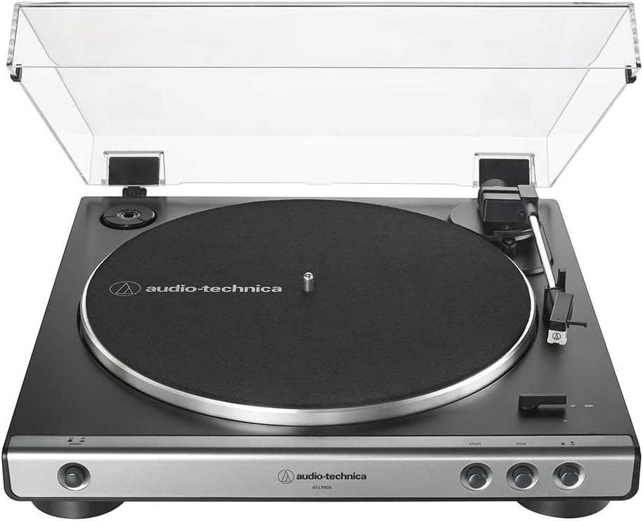 Black Bluetooth Belt-Drive Stereo Turntable L673510
