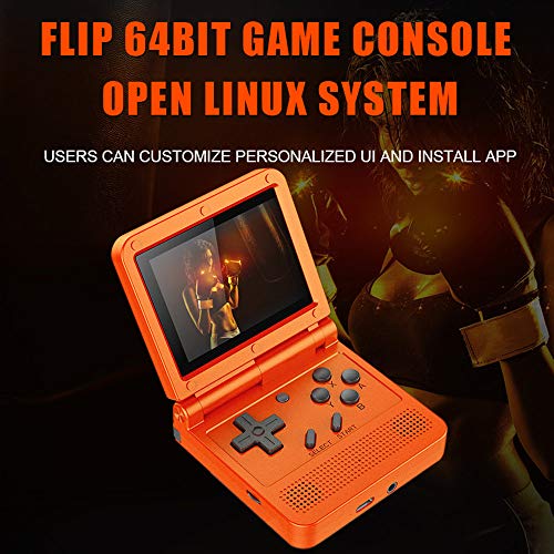 Retro Handheld Game Console with 16G Built-in 2000 Classic Games Red P2805