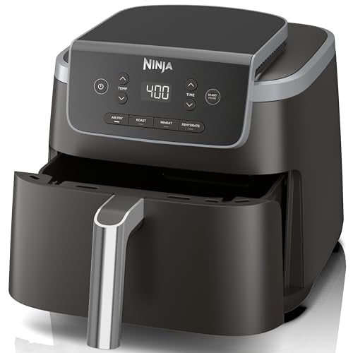 Grey 5 QT Air Fryer with Nonstick Basket X7048