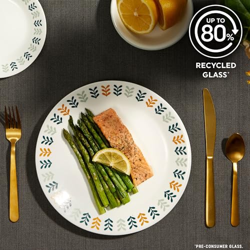 18-PC Dinnerware Set, Service for 6, Glass Plate & Bowl Set W233953