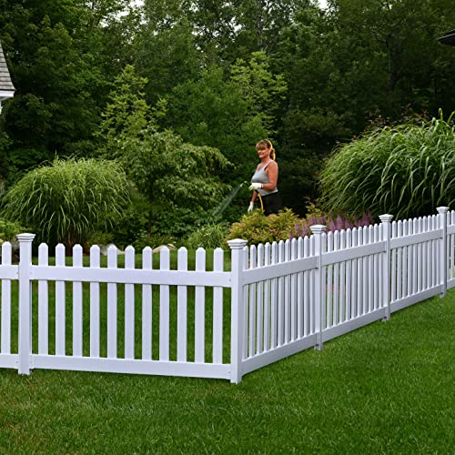White 36"H x 72"W No Dig Fence Q875687