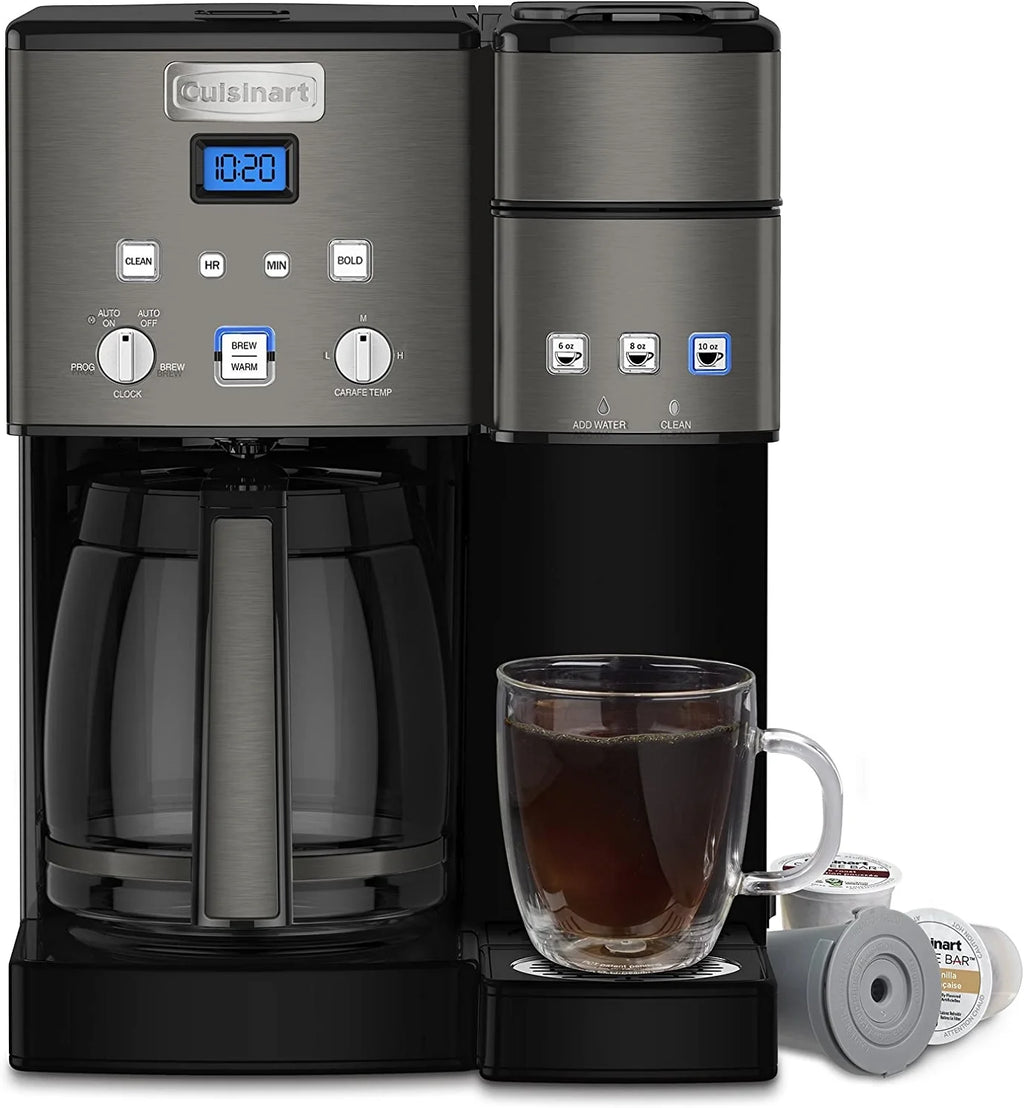 12 Cup Coffee Maker And Single-Serve Brewer Black V1701