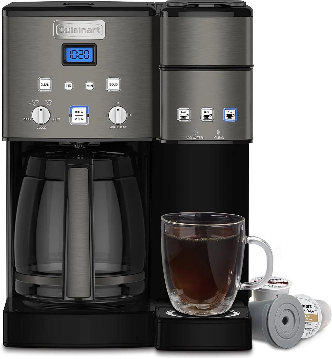 12 Cup Coffee Maker And Single-Serve Brewer Black V1701