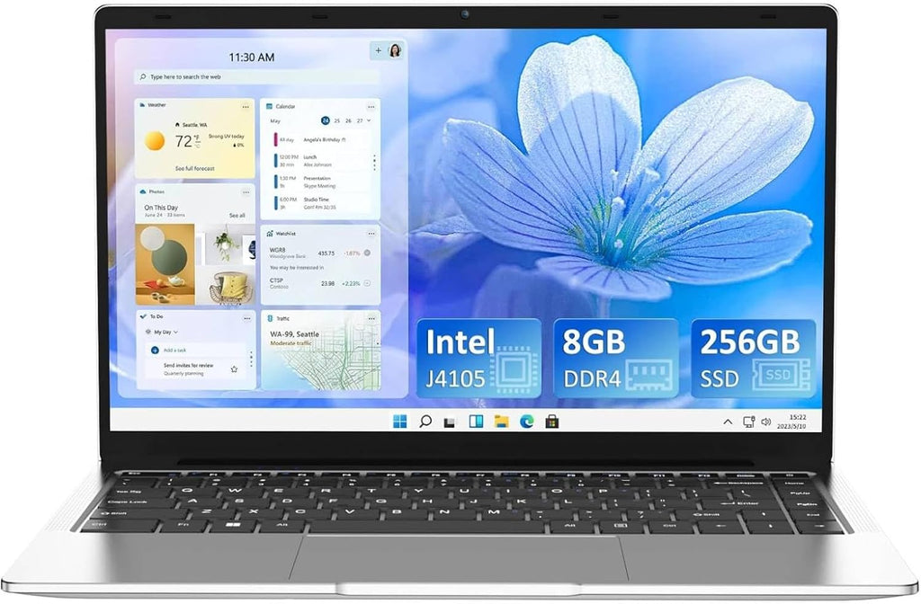 14.1 inch 1080P FHD Laptop Computer with 8GB DDR4 256GB SSD Quad-Core Intel Celeron J4105 Q96561