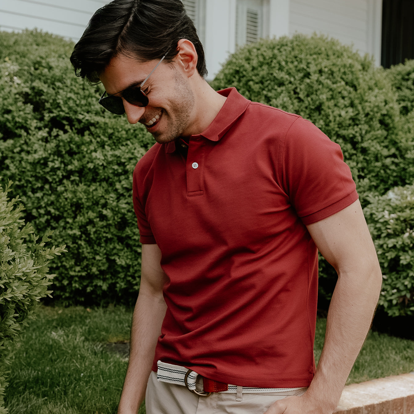 James Polo Shirt - Burgundy