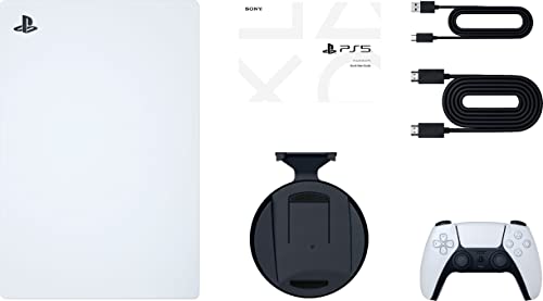 Playstation 5 Disc Version Console Horizon Forbidden West Bundle - 4K-TV Gaming, 16-GB GDDR6 RAM, 8K Output, WiFi 6, 825GB SSD M77137