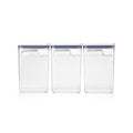 6 Piece Large Canister Set with Scoops, White T677445