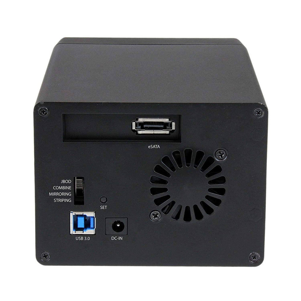 USB 3.0 / eSATA 8-Bay Hot-Swap 2.5/3.5 SATA III Hard Drive Enclosure D4555