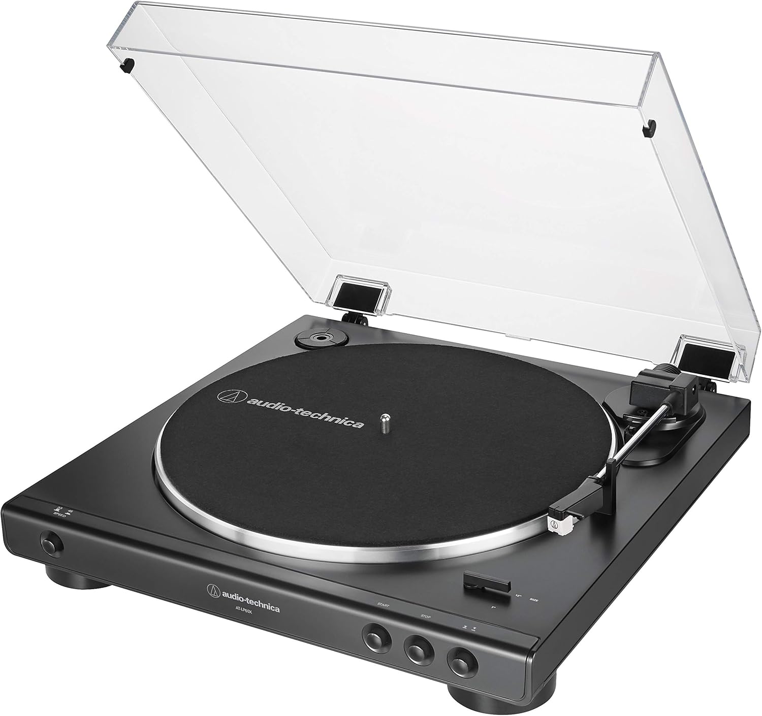 Black Bluetooth Belt-Drive Stereo Turntable L673510