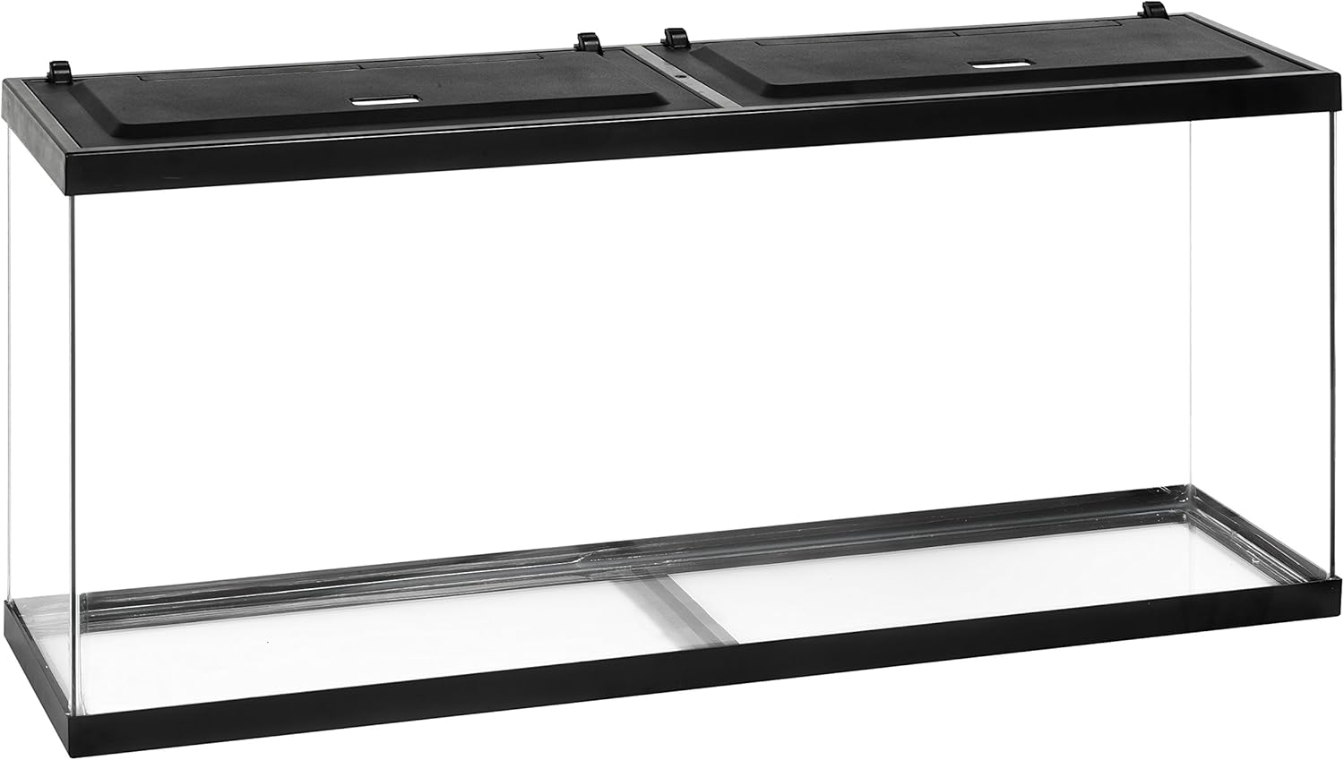 55 Gallon Aquarium Kit with Fish Tank, Fish Net, Fish Food, Filter, Heater and Water Conditioners M854509