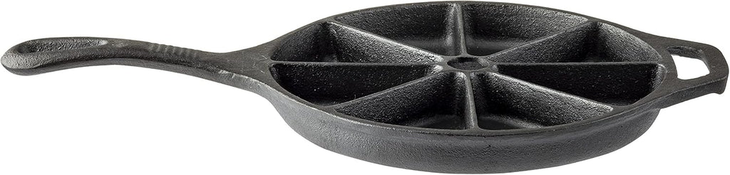 Round Cast Iron Corn Bread Skillet with Handle, 8.75" dia x 15.625" P757098