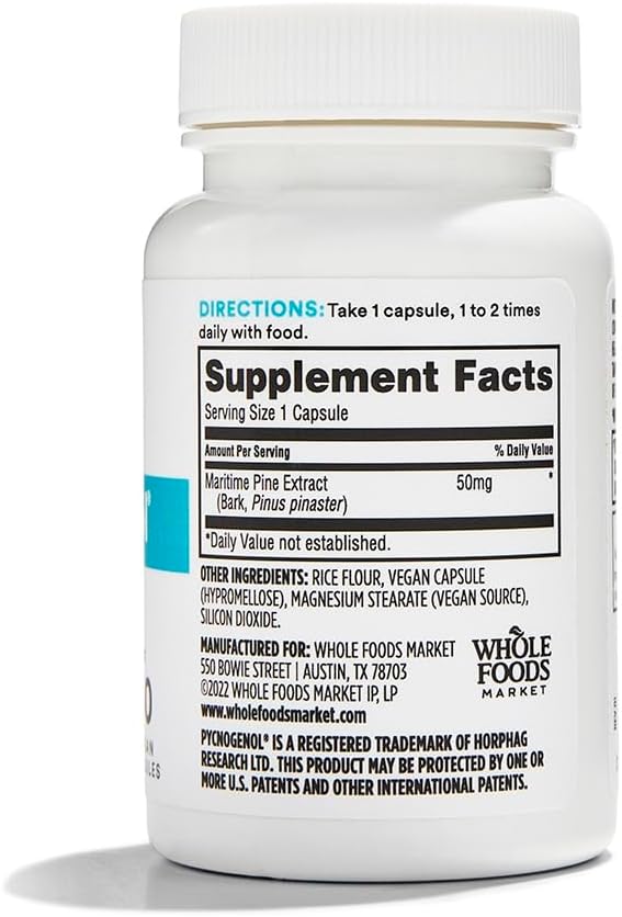 60 Vegetarian Capsules Pycnogenol A584613