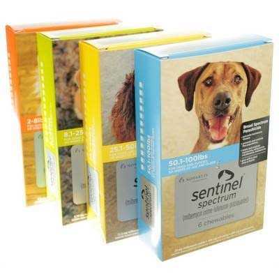 Sentinel Spectrum for Dogs F43759
