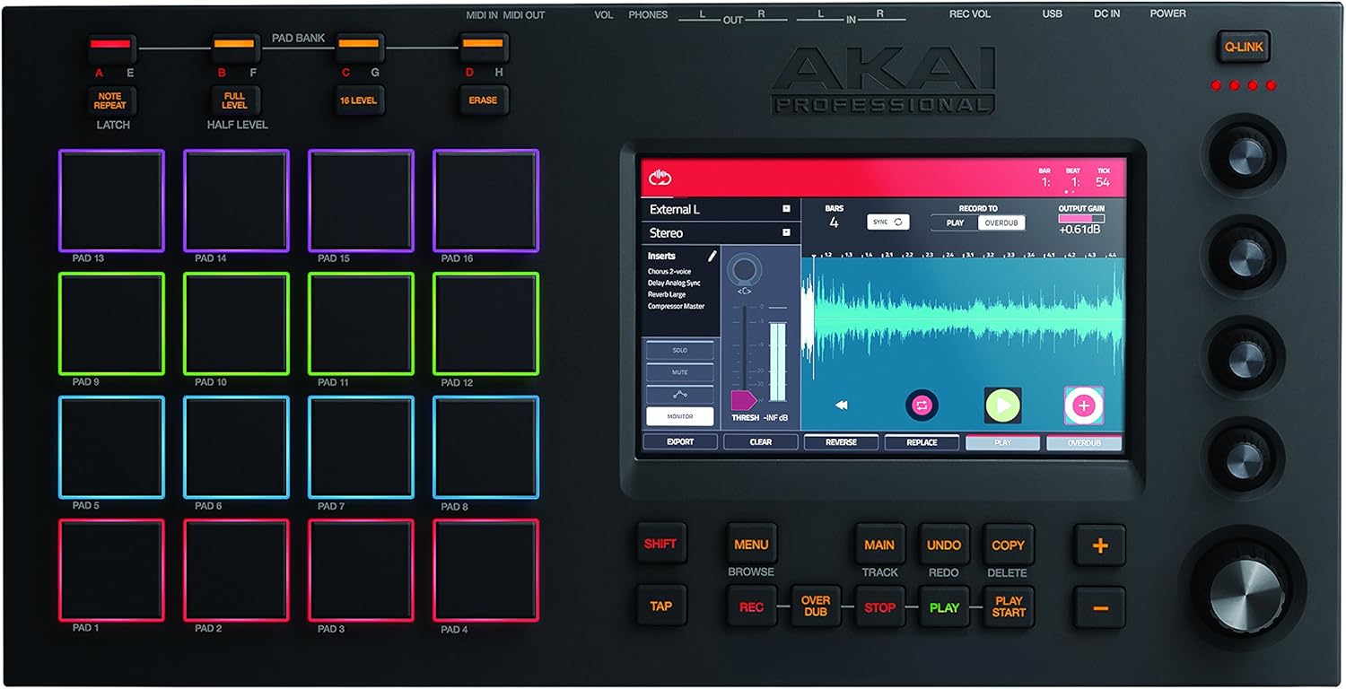 7" Multi-Color Touchscreen Music Production Station V699685