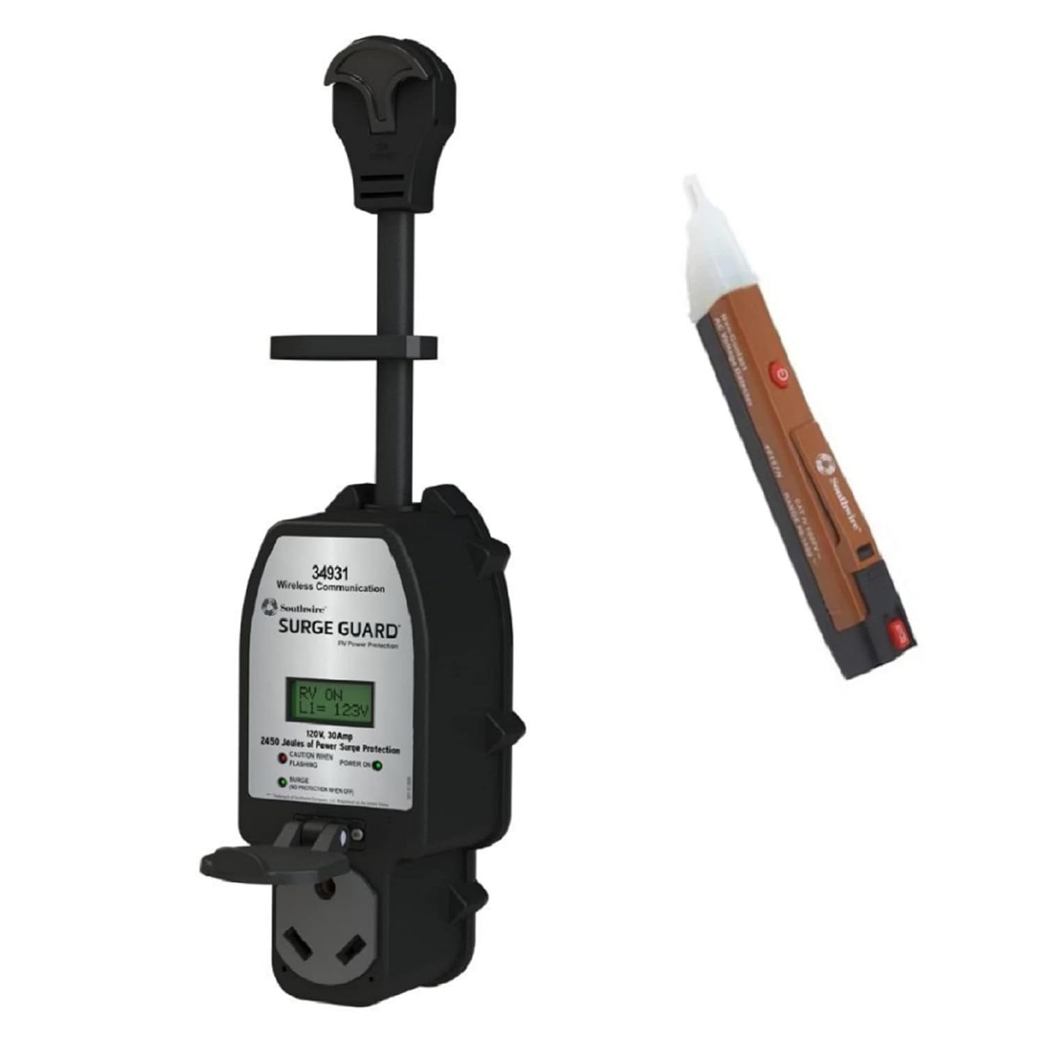 30 Amp RV Surge Protector with Bluetooth and LCD Display Q2481