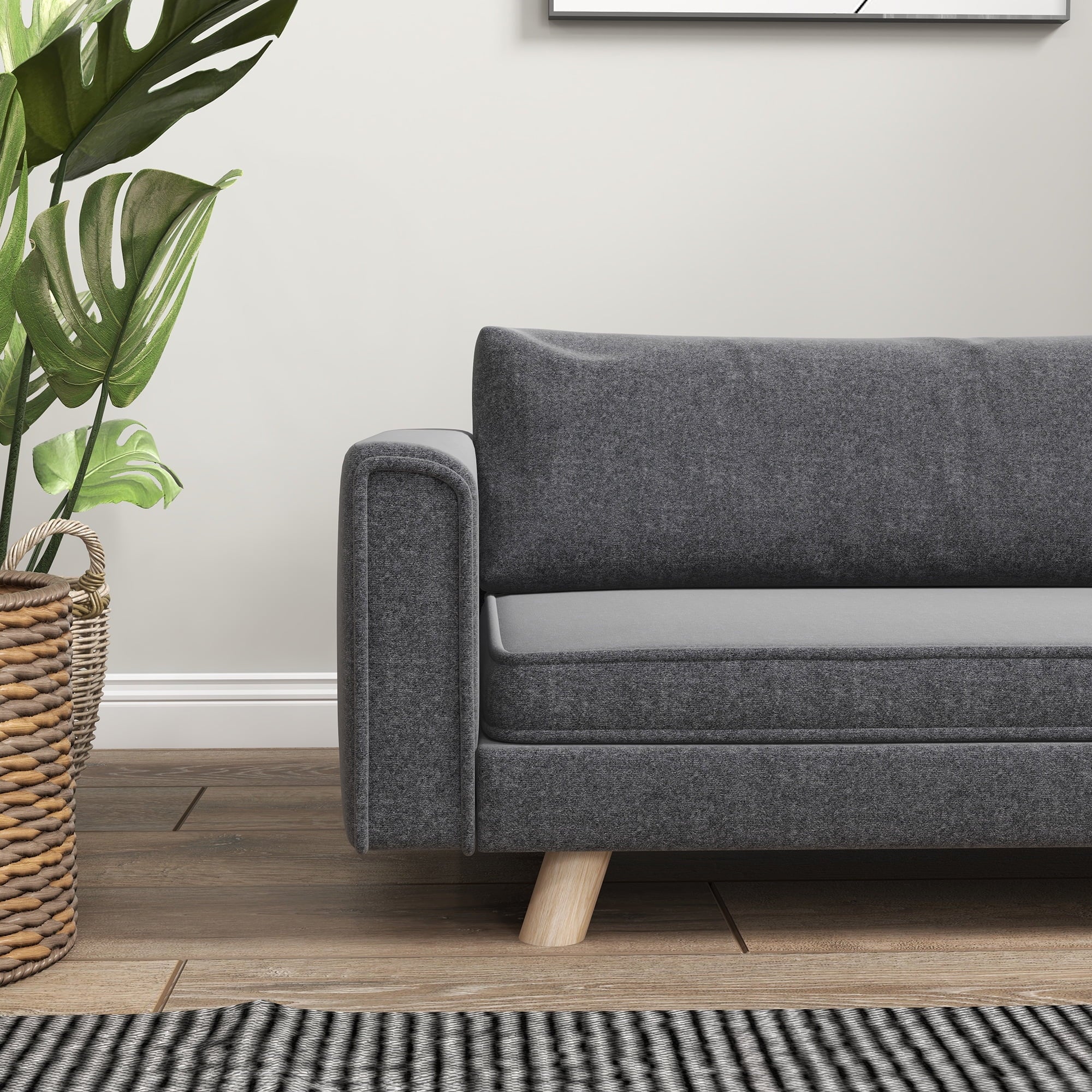 Gray Elevated Pet Sofa P803